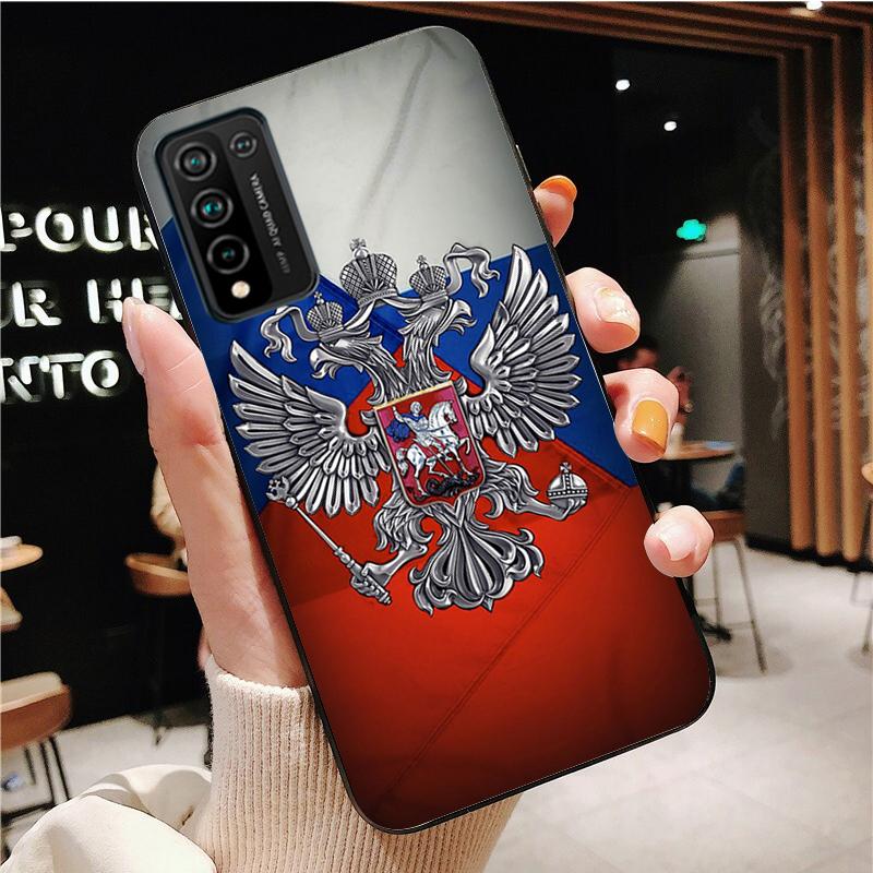 

Чехол для телефона с эмблемой российского флага для Huawei Honor 50 10X Lite 20 7A 7C 8X 9X Pro 9A 8A 8S 9S 10i 20S 20lite 7X 10 lite Honor 10LITE