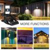 Ultra Bright Solar Charging Clip Lamp, Outdoor Wall Lamp, Outdoor Courtyard Balcony, Courtyard Wall Sensor Lamp