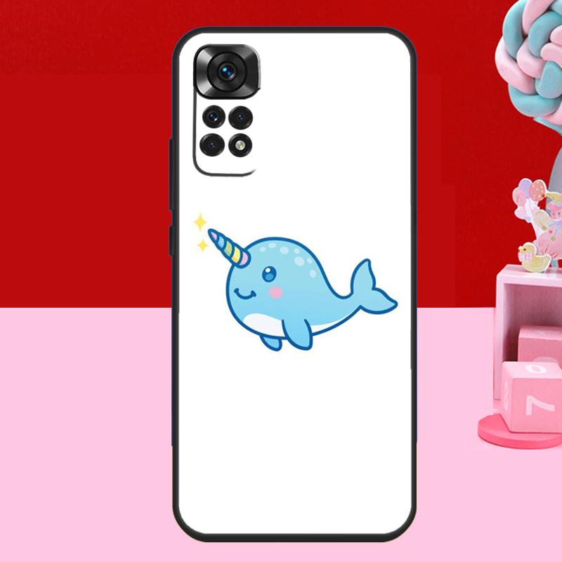 

Милый Чехол с Цитатами о Морском Нарвале Для Xiaomi Redmi Note 11 10 12 13 14 15 Pro Plus Redmi 15 C 14C 10C 12C 13C Мягкая Крышка Redmi Note 13 Pro 4G