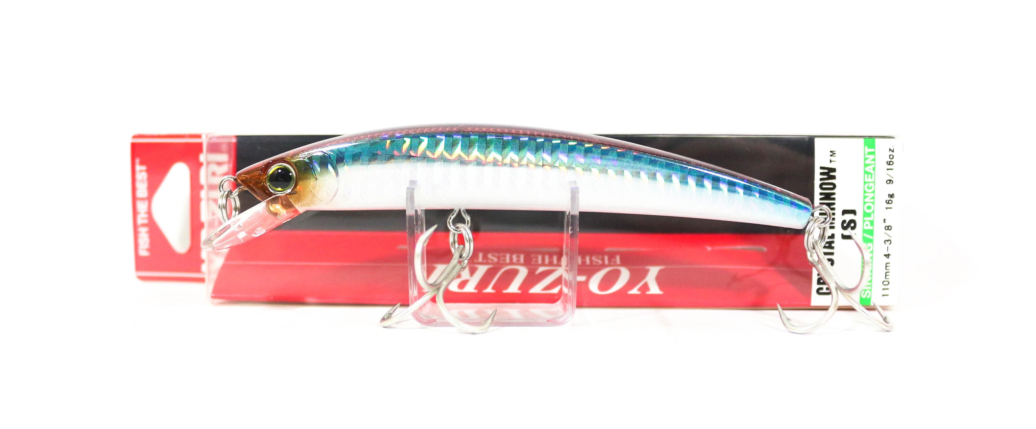 

Тонущая приманка Yo Zuri Crystal Minnow S 110 мм R1129-HSM (2059)