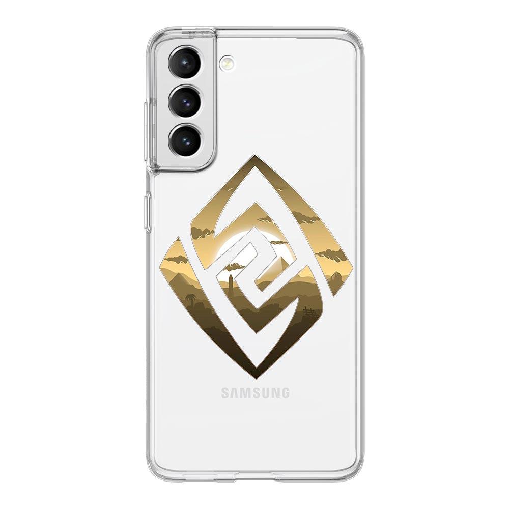 Genshin impact Logo Phone Case For Samsung Galaxy S22 S21 S20 FE Ultra 5G S10 S10E S9 S8 Plus Note 10 Soft Clear Full Lens Cover
