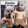 24cm Animation Ghost Blade Ros Series Protagonist Group Large Doll Hand-Made Model Kamado Tanjirou Kamado-Nezuko Ornaments Toy G