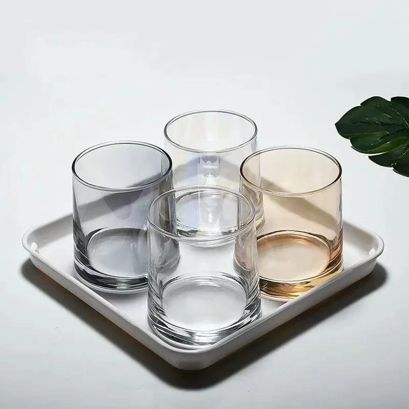 1Pcs 270ML High Borosilicate Glass Mug Heat Resistant Tea Milk Lemon Juice Coffee Water Cup Bar Drinkware Modern Simple Style