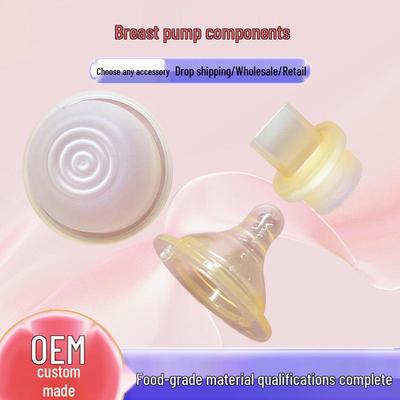Electric Breast Pump Accessories: Wearable Pump Flange Converter & Vacuum Duckbill Valve