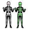 Luminous Cosplay Skeleton Suit Fabric Luminous Kids Dress Grim Reaper Costume  Stage Performance