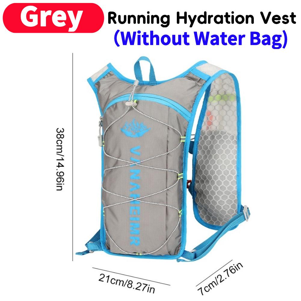 Running Hydration Vest Unisex Lightweight Breathable Backpacks For Hiking Cycling off-road Marathon Climbing Sports Water Bags