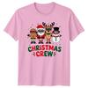 Christmas Crew Holiday Christmas Characters Unisex Unisexs Unisexs Graphic Tee