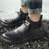 Male Work Safety Shoes Indestructible Work Shoes Sneakers Men Waterproof Protective Shoes Puncture-Proof Security Footwear