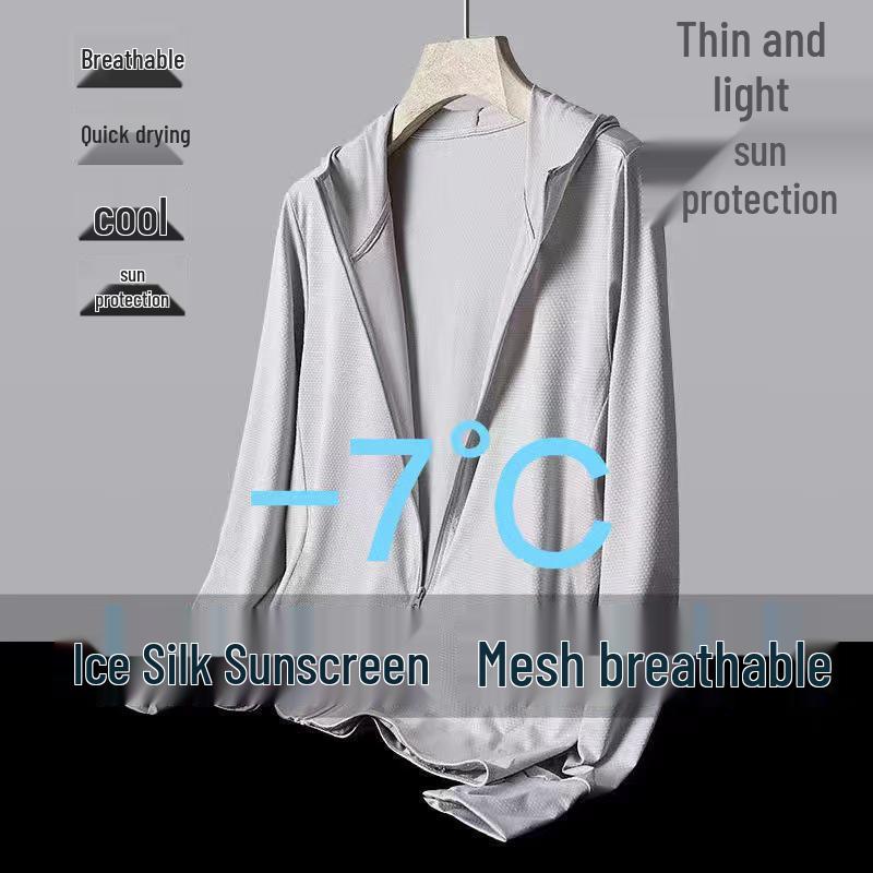 Men's Sun Protection Jackets for Work & Sports - Trendy, Lightweight Summer 2023 Style