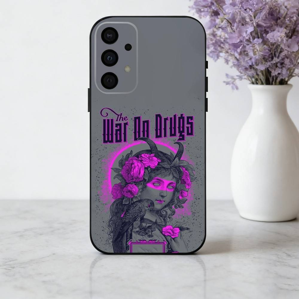 T-The W-War on D-Drugs Band Phone Case For Samsung Galaxy A73,A72,A71,A70,A53,A52,A51,Soft Silicone Black Cover