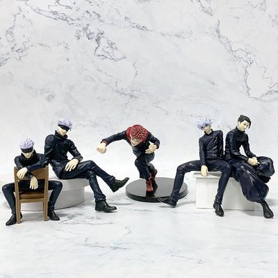 Jujutsu Kaisen Anime Figure Set: Premium Yuji, Megumi & Gojo Character Statues -  Collectibles With Dynamic Poses & Manga Detailing For Fans &
