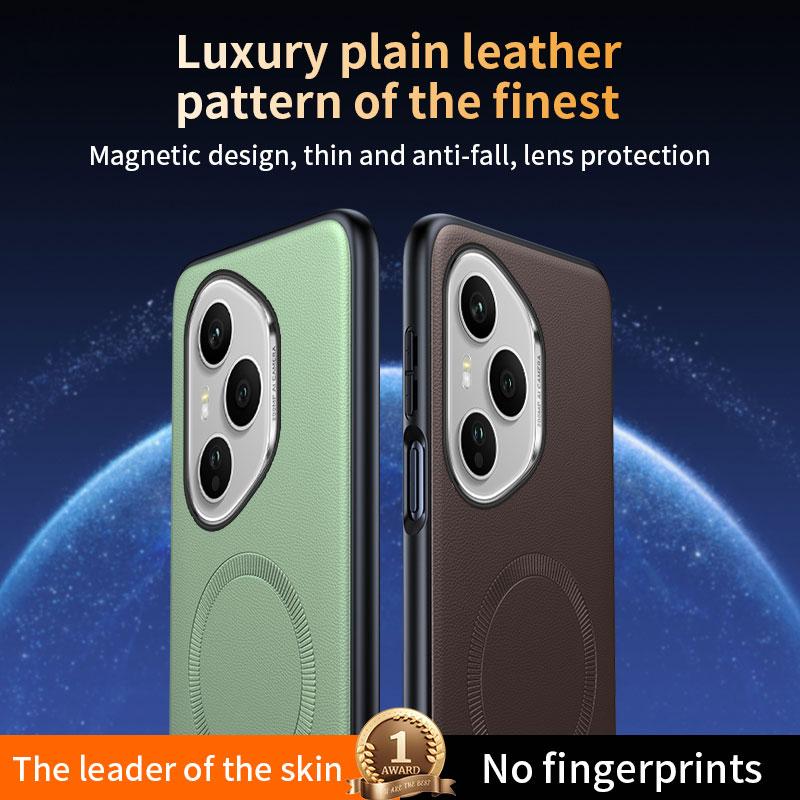 For Honor 400 Pro Case Magnetic Leather Shield Cover For Honor 400 Pro High Quality Anti-Fingerprint Non-Slip PC+TPU