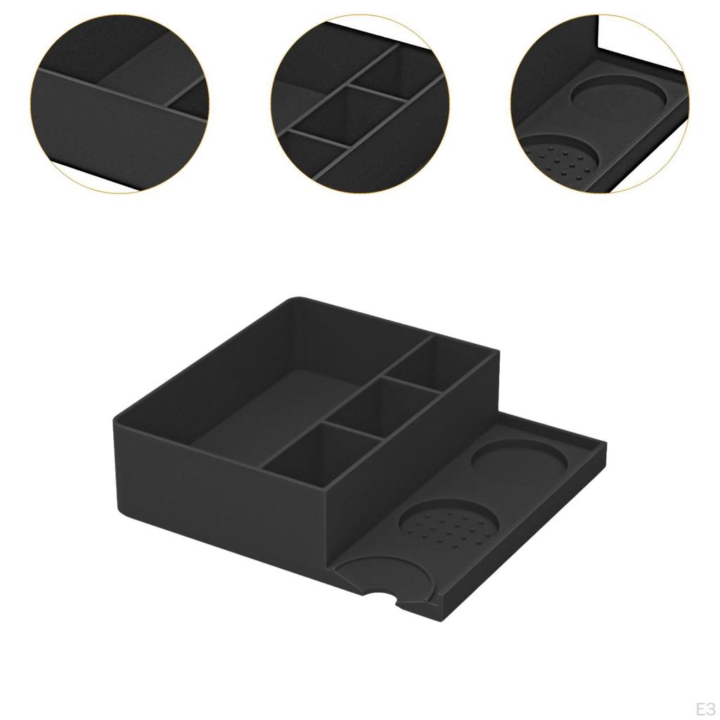 Stazione di Pressatura Espresso da Bar con Knock Box Facile da Pulire