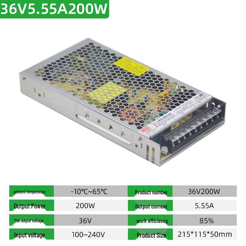 220V To 36V DC Switching Power Supply, 10A Automation for High Power Motor & LED Strip, 500W Transformer
