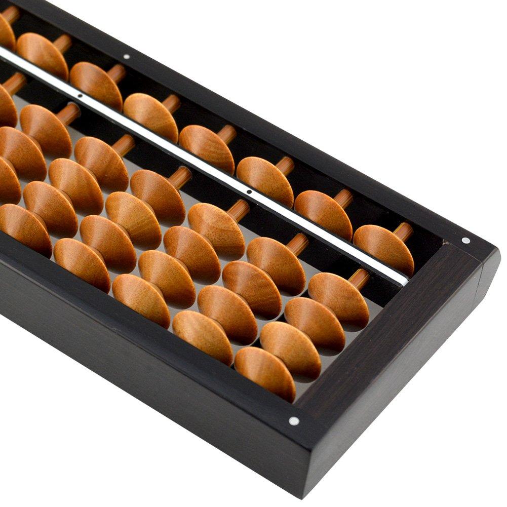 Unshudo Abacus, 23 digits, 4 beads, 34500, birch beads
