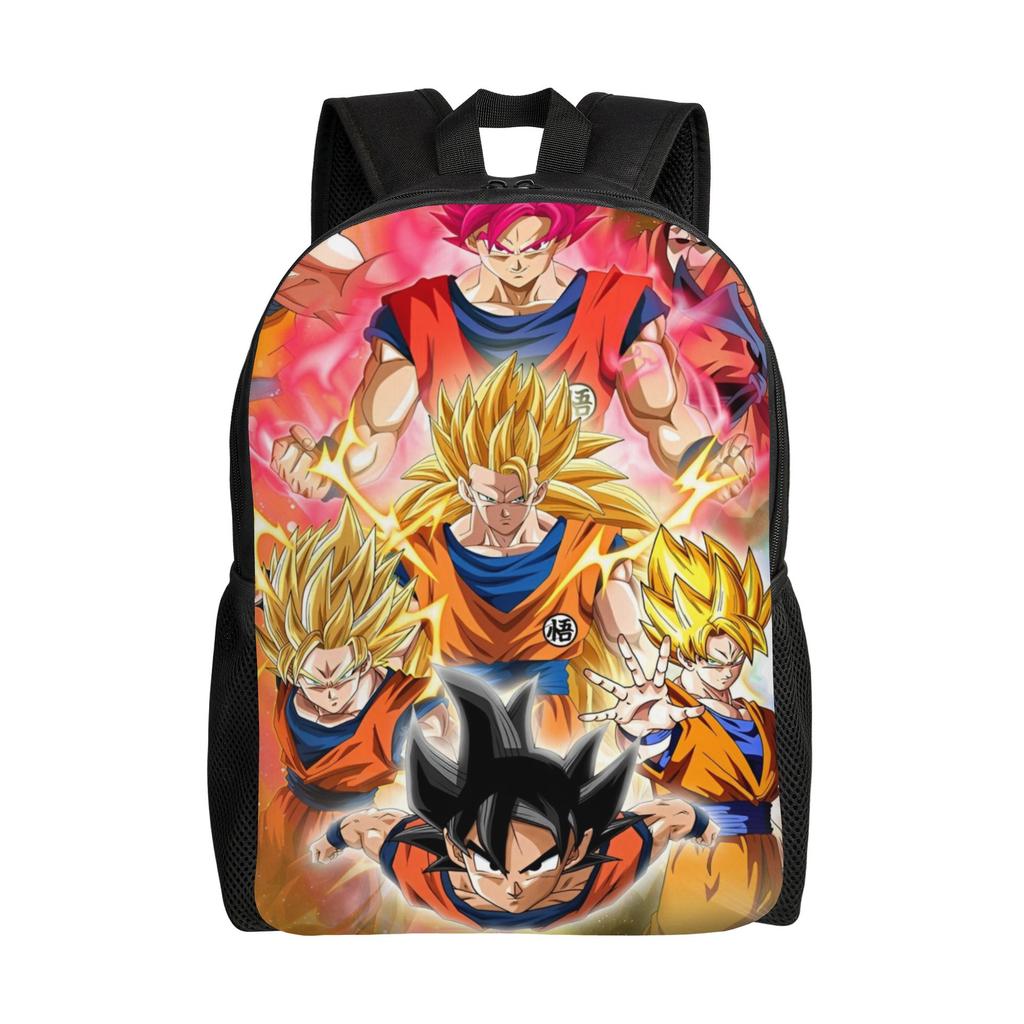 Songoku Dragon Ball Z  Backpack for Men Women Teenage Student Business Daypack  College Shoulder Bag Durable