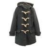 MOUSSY Duffel Coat 1 Charcoal Gray Cotton Filling Women Used
