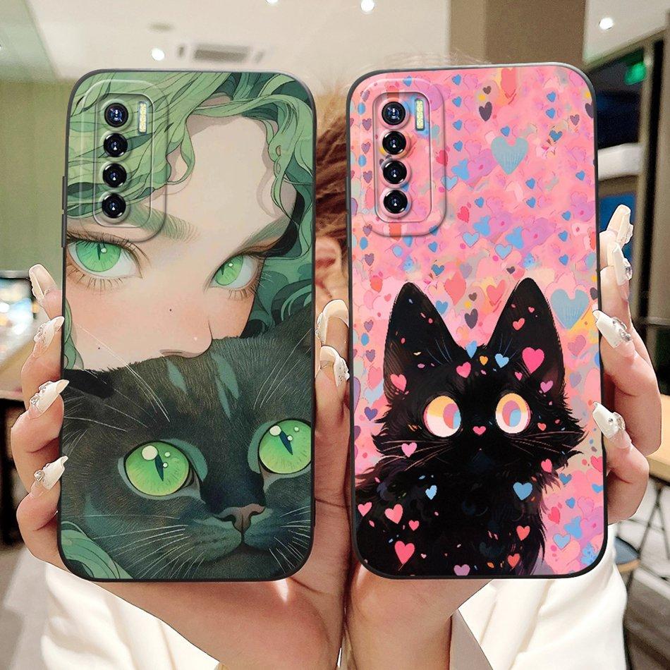 For Tecno Camon 17 Pro 17P Phone Case Camon17 Camon17P 17Pro CG8 CG7 CG6 Elegant Floral Pattern Soft Silicone Shockproof Cases