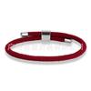 Adjustable Multi-Color Milan Rope Stainless Steel Bracelet, Male And Female Couples Red Hand Rope