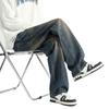 American High Street Retro Washing Gradient Jeans Men's Loose Straight Pants