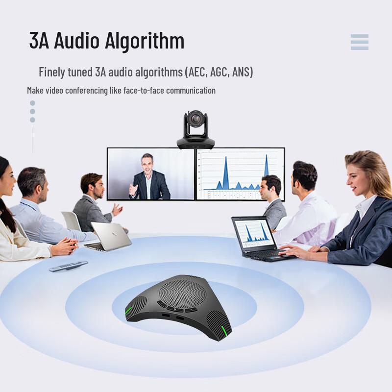 Huachang Vision Omnidirectional Video Conference Microphone (CN version)