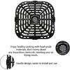 Air Fryer Grill Plate for Instant Pot Vortex Plus 6 in 1 6 QT XL Air Fryers, Upgraded Air Fryer Grill Pan Crisper Tray Replacement Parts with Rubber