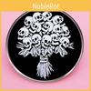 Trendy Skeleton Chest Pin Brooch Crafted From Durable Alloy Perfect For Halloween Celebrations