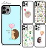 Igel und Ballon Handyhülle für iPhone 17 Air 15 16 16e 11 12 13 14 Pro Max Plus coque Fundas Shell
