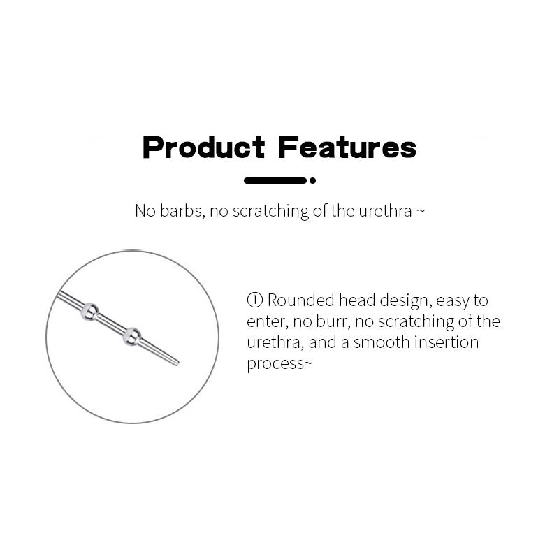 1PCS Metal urethra dilators, beginner's urethra training, penis masturbation sex games, male sex toys