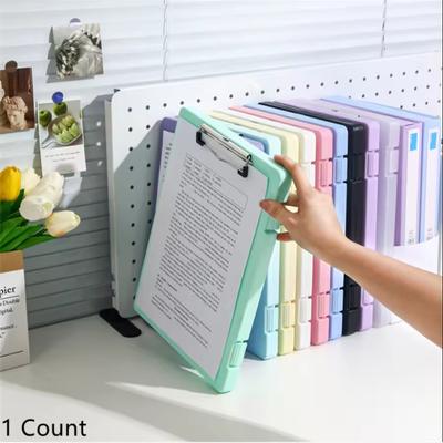Porte-documents A4, tableau de bureau multifonctionnel, organiseur de documents, tableau d'écriture de bureau, boîte de rangement pour fournitures de bureau en plastique