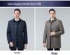 2024 Men's Mid-Length Lapel Coat: High-End Spring/Autumn Business Casual Windbreaker