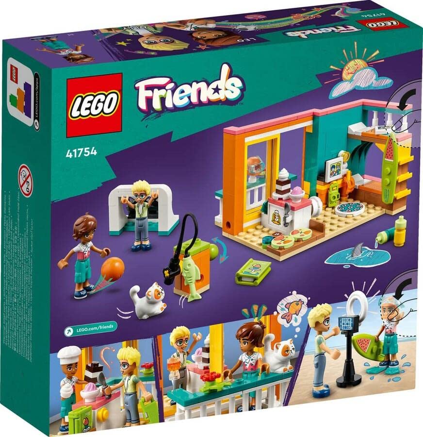 LEGO Friends Leo's Room 41754, Toy, Building Blocks, Pretend Play, Gift, House, Girls, Ages 6 and Up
