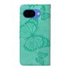 For Google Pixel 10a Wallet Case Floral Butterfly Imprinted Leather Phone Cover Stand