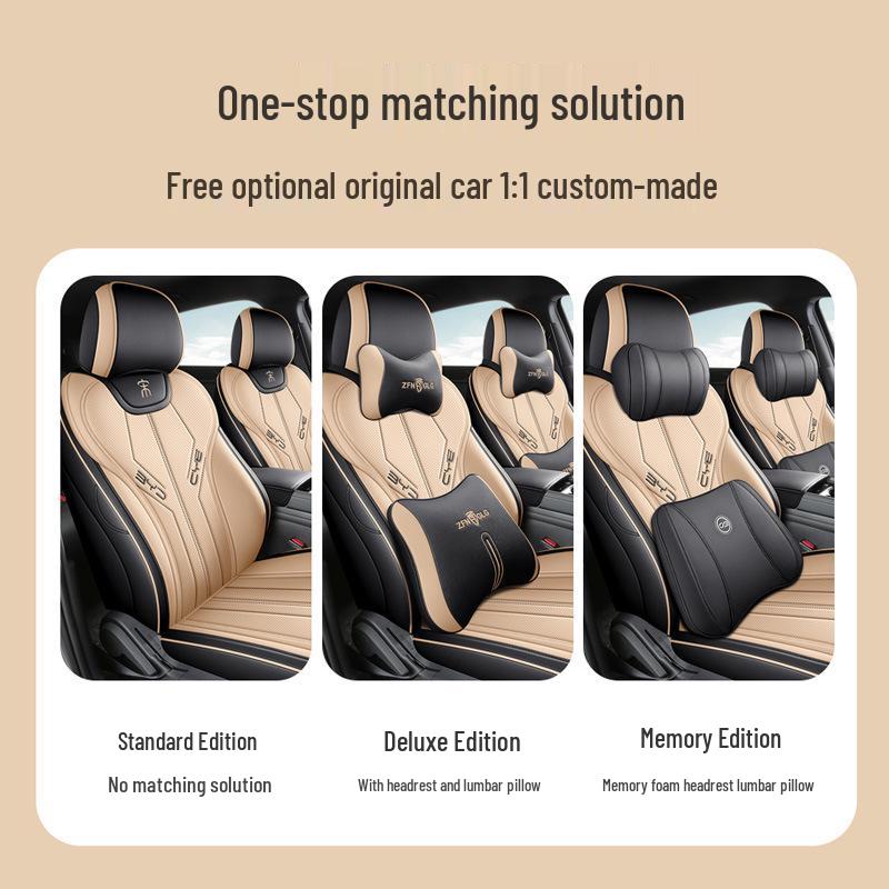 2024 BYD Song LDMi Premium Leather Seat Cover - Full Coverage & Excellence Design