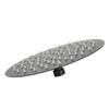 High Pressure Black Shower Head 8 Inch Round Rain Shower Head Luxury