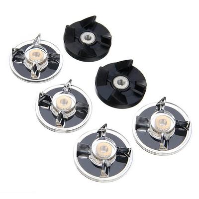 4 Kunststoff-Zahnradbasis + 2 Gummi-Zahnräder für Magic 250W Mixer Ersatzteile