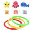 Reusable Swimming Pool Ring 80CM Diving Ring Funny Pool Thru Rings  Water Sport Toys