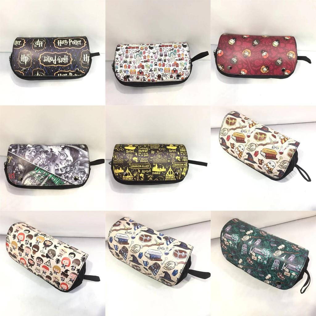 Harry Potter Zip Wallet Men Women Pu Leather Animal Pattern Card Compartments