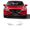 Für Mazda 6 Atenza 2018- 2 Stück Auto Scheinwerfer Schutzfolie Transparent Geräuchert Schwarz TPU Aufkleber