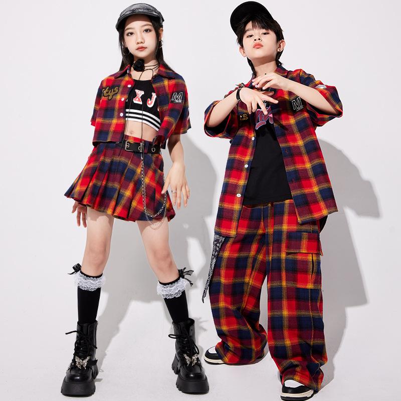 Hip-Hop Children'S Trendy Costumes, Boys' Suits, Hiphop Children'S Clothing, Hip-Hop Catwalk Girls, Jazz Drums