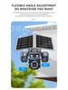 AOV 4G Solar-Powered Camera with Quad Lenses & Mobile Remote Monitoring