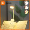 Runtowo LED Clip-On Buchleuchte Tragbare Leselampe Batteriebetrieben 3 Farben Augenschutz Stufenlos Dimmbar Mini Schreibtischlampe
