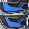 For PEUGEOT 508 19-22 Door Anti-kick Sticker Modified Carbon Fiber Pattern Interior Car Film Accessories Modification