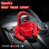 Universal Auto Gear Shift Cover Hoodie Protector & Stylish Handle Decoration Fits Manual & Automatic Cars Interior Decor Upgrade