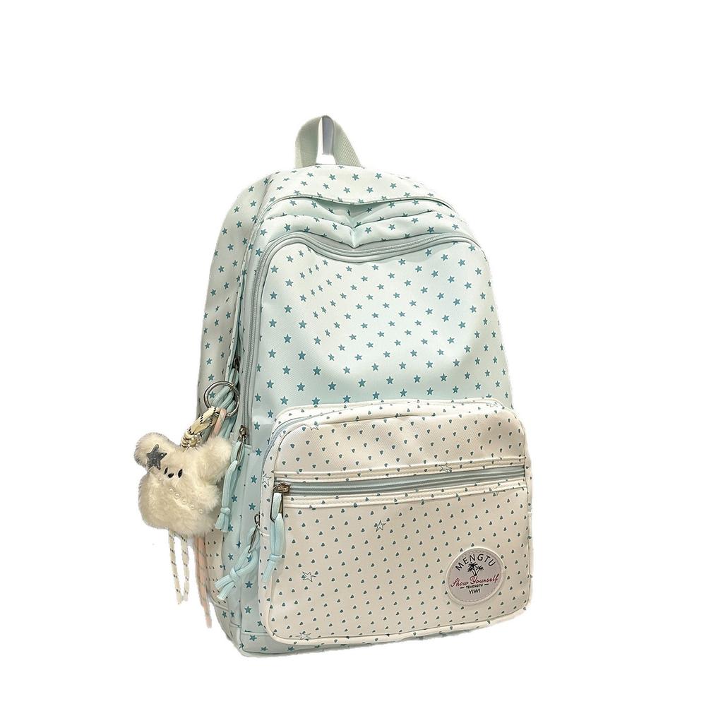 Schoolbag high value versatile simple student schoolbag sweet commuting backpack Korean ins leisure Ruiying outdoor backpack