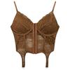 Lace Camisole European and American Retro Sexy Spicy Girl Fishbone Irregular Fashion Vest with Chest Cushion Integrated Top
