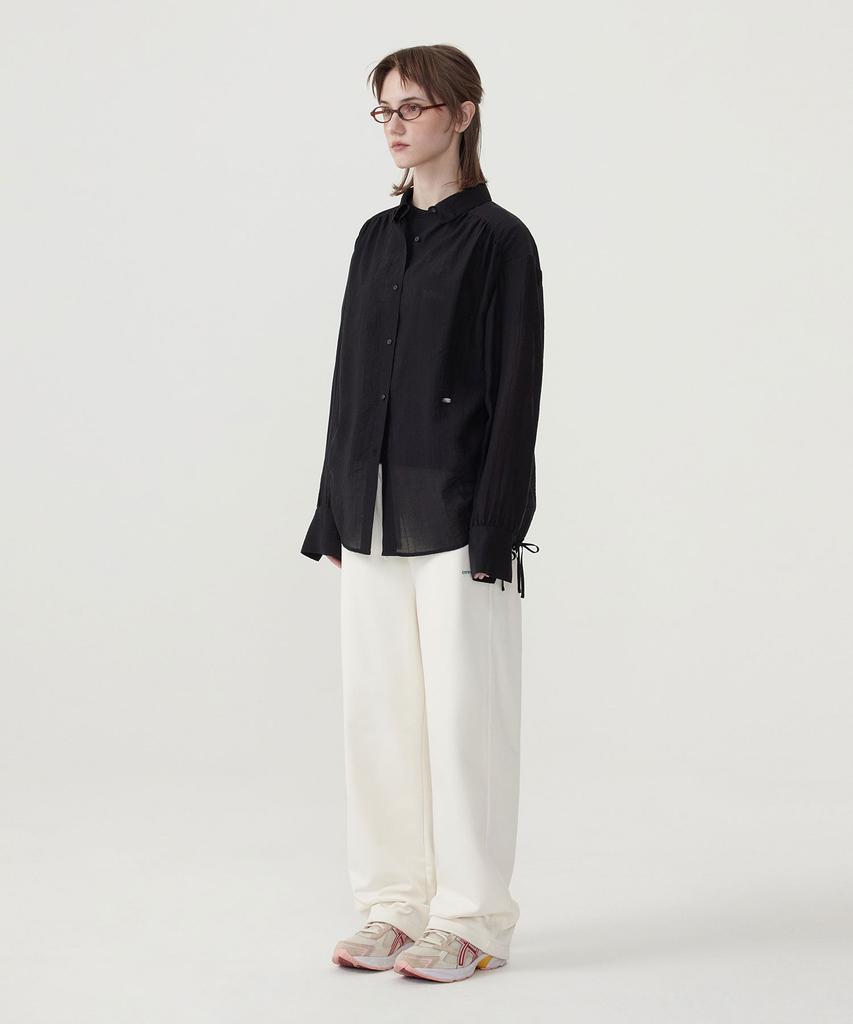 COVERNAT WOMAN Straight Sweatpants Ivory