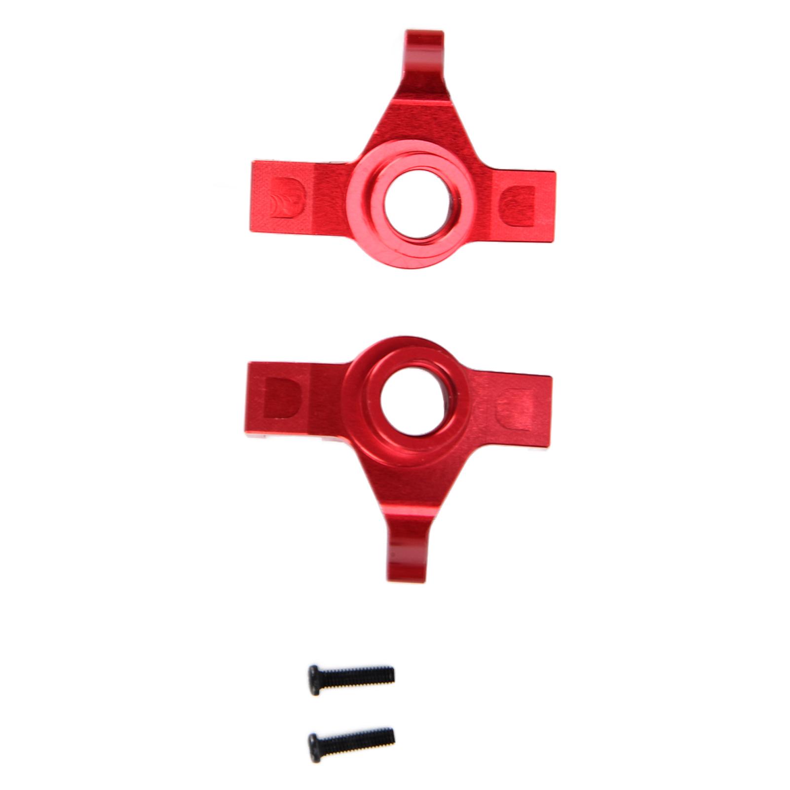 

2 Pcs Aluminium Alloy Front Steering Cup Red RC Cars Replacement Parts Fit for HBX 16889 116