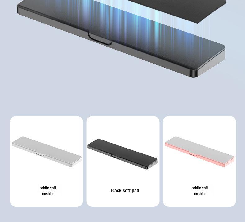 Women's 87-Key Mechanical Keyboard Wrist Rest & Desk Storage Box for Office Typing and Coding.