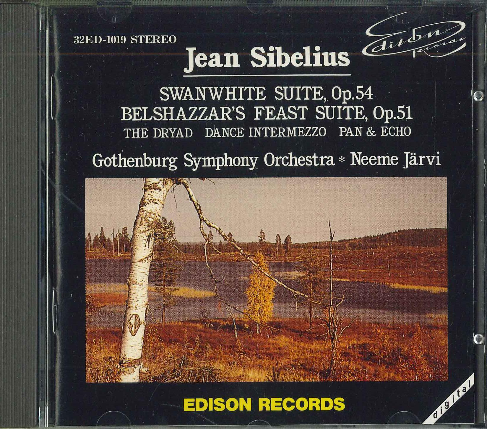 

CD NEEME JARVI Jean Sibeliusswan White SUITE 32ED1019 Japan Classical Used